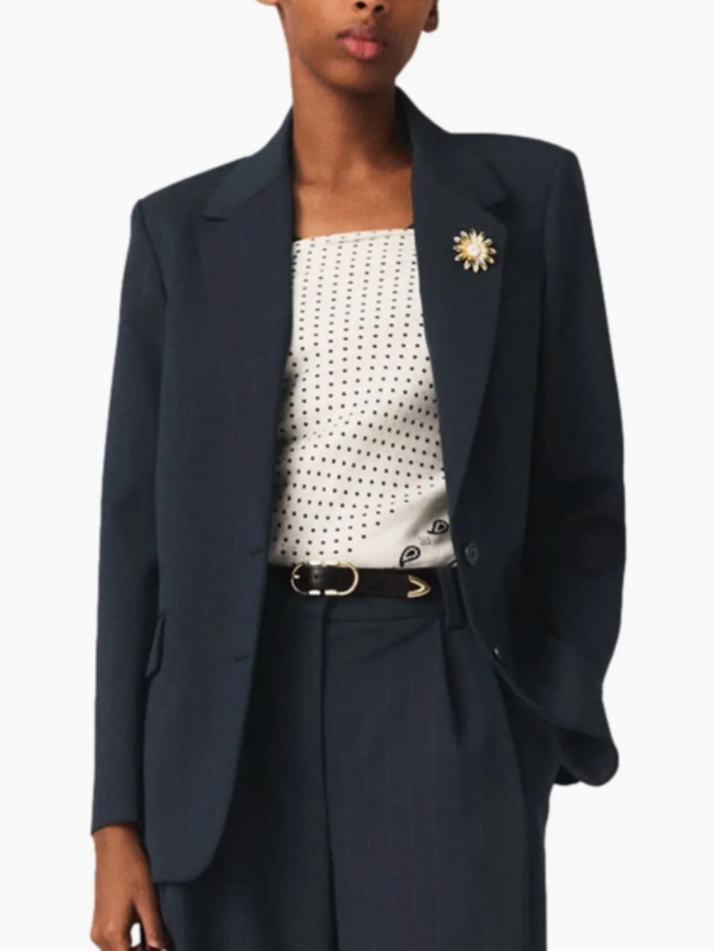 Vissila Striped suit jacket
